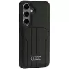 Audi Synthetic Leather MagSafe Hard Case, skirta Samsung Galaxy S24, juoda