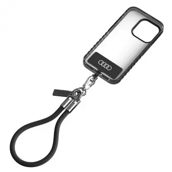 Audi Universal Phone Lanyard 28cm 8mm Black AU-HSL8-R8/D1-BK