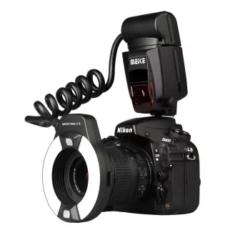 Meike MK-14EXT-C Makro žiedo blykstė, skirta Canon E-TTL/E-TTL II