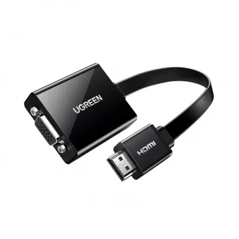 UGREEN HDMI į VGA adapteris MM103, 25 cm, juodas