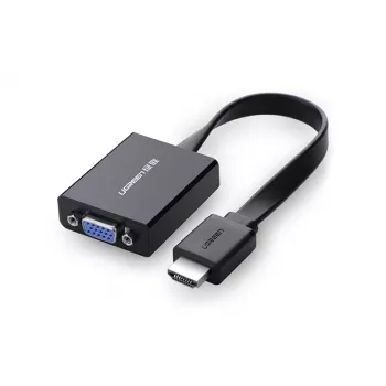 UGREEN HDMI į VGA adapteris MM103, 25 cm, juodas