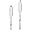 ENERGEA Nyloflex USB-C į Lightning laidas 1,5 m baltas (MFI sertifikuotas)