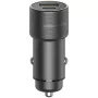 ENERGEA Alu Drive PD20+ Automobilinis įkroviklis 38W 1xUSB-A + 1xUSB-C PD QC3.0 Gunmetal
