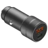 ENERGEA Alu Drive PD20+ Automobilinis įkroviklis 38W 1xUSB-A + 1xUSB-C PD QC3.0 Gunmetal