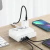 USAMS 65W Super SiFast Charging USB Extension Socket EU White CC160TC01 (US-CC160)