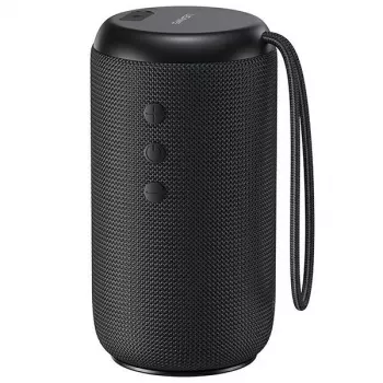 USAMS YC Series Bluetooth 5.0 10W vandeniui atsparus belaidis garsiakalbis su virvele, juodas YC011YX01 (US-YC011)