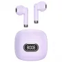 USAMS IA II Series True Wireless Bluetooth 5.3 Ausinės, Violetinės, TWS, Į Ausį, IPX4, 28h Veikimo Laikas, USB-C