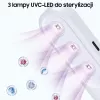 USAMS Mini UV-C nešiojamasis sterilizatorius baltas ZB159XDD01 (US-ZB159)
