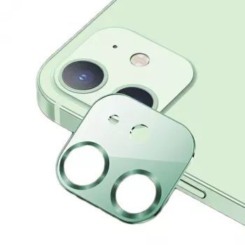 USAMS Camera Lens Glass, skirta iPhone 12, Metal Green/Green BH703JTT04 (US-BH703)