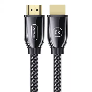 USAMS HDMI 2.1 laidas 3m Ultra HD 8K 48Gbps juodas SJ498HD01