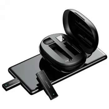 USAMS Belaidis lavalier mikrofonas ENC 2.4GHz USB-C ZB243MKF01 (US-ZB243)