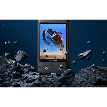 Insta360 X3 ekrano apsauginis stiklas – Grūdintas stiklas 9H, 2 vnt. pakuotė