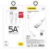 Dudao L2L USB-A į Lightning laidas 1 m baltas