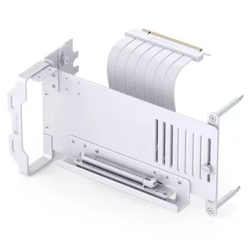 Jonsbo A50 Vertikalus GPU laikiklio rinkinys, PCIe 5.0 lankstus kabelis 175 mm - Baltas