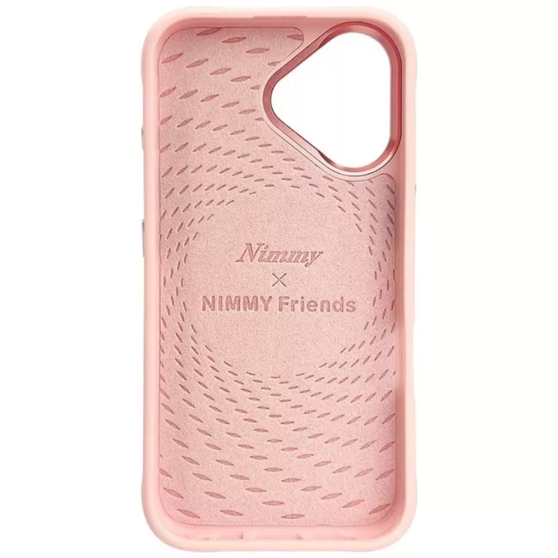 Nimmy Glasses Cool Cat MagSafe Dėklas, skirtas iPhone 16, Rožinis