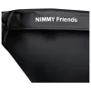 Nimmy Crossbody Bag Cool Dog with Glasses Black