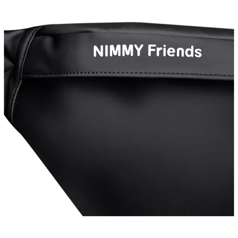 Nimmy Crossbody Bag Cool Dog with Glasses Black