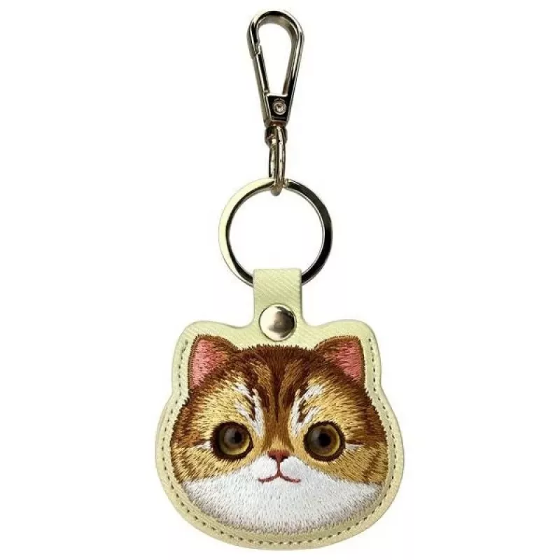 Nimmy 3-in-1 Telefono Dėklas, Piniginė ir Radimo Dėžutės Rinkinys - Chaki - Big Eyed Pet 2.0 Katė