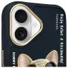 Nimmy Dėklas, skirtas iPhone 16 6.1, juodas, Glasses Cool Dog
