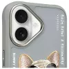 Nimmy Protective Case for Apple iPhone 16 6.1 inch Gray Glasses Cool Dog