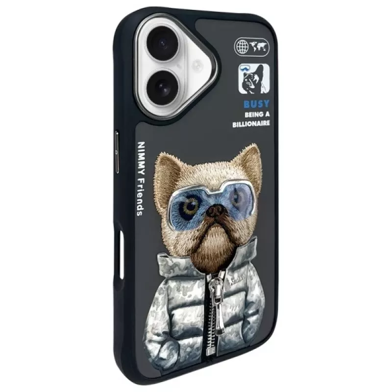 Nimmy Cool&Cute 2.0 Dog Protective Case, Apple iPhone 16 6.1 inch juoda