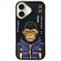 Nimmy Cool&Cute 2.0 Monkey Back Cover for Apple iPhone 16 6.1 inch - Black