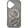 Nimmy Dragon MagSafe Case for iPhone 16 - Pilka