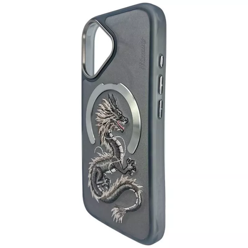 Nimmy Dragon MagSafe Case for iPhone 16 - Pilka