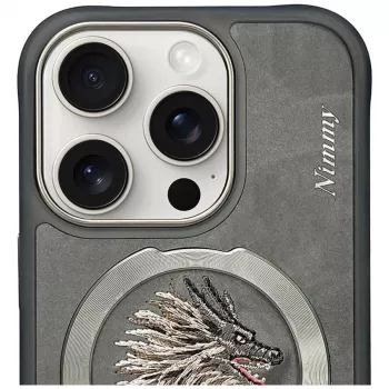 Nimmy Dragon MagSafe Case for iPhone 16 Pro Grey
