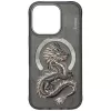 Nimmy Dragon MagSafe Case for iPhone 16 Pro Max Grey