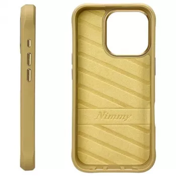 Nimmy Big Eyed Pet 2.0 Cat Case, skirta Apple iPhone 16 Pro Max 6,9 inch - Khaki
