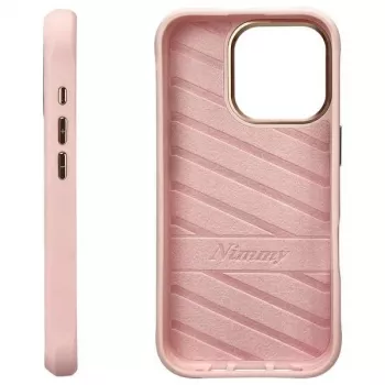 Nimmy Big Eyed Pet 2.0 Cat Case, skirta Apple iPhone 16 Pro (6,3 inch), rožinė