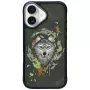 Nimmy Wilk MagSafe Case for iPhone 16 tamsiai pilka