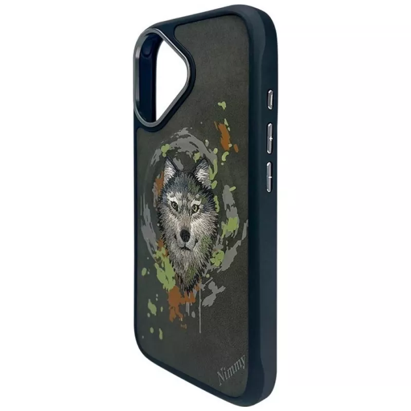 Nimmy Wilk MagSafe Case for iPhone 16 tamsiai pilka