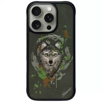 Nimmy Wilk MagSafe Case, skirta Apple iPhone 16 Pro, tamsiai pilka