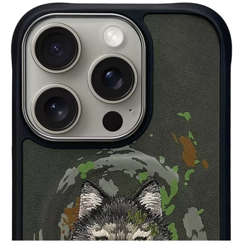 Nimmy Wilk MagSafe Case, skirta Apple iPhone 16 Pro, tamsiai pilka