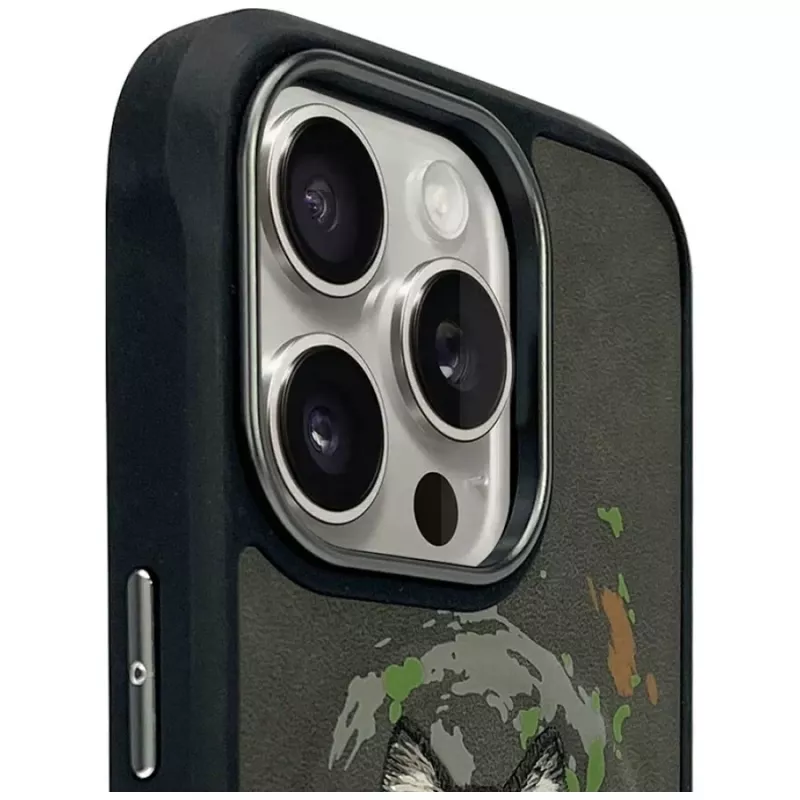 Nimmy Wilk MagSafe Case, skirta Apple iPhone 16 Pro, tamsiai pilka