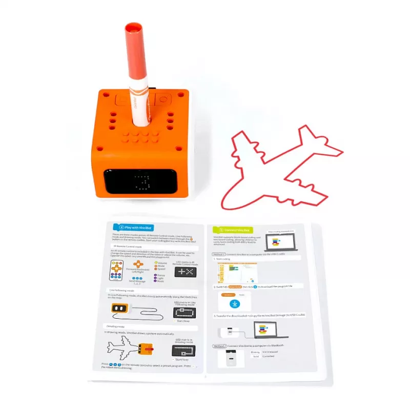 MATATALAB MatataStudio VinciBot edukacinis programavimo robotas nuo 8 metų