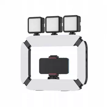 Ulanzi U200 LED Video Light Panel with Smartphone Adapter - Bi-Color 2500K-8500K