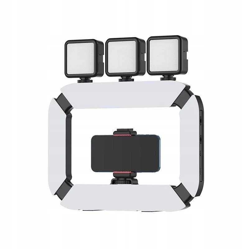 Ulanzi U200 LED Video Light Panel with Smartphone Adapter - Bi-Color 2500K-8500K