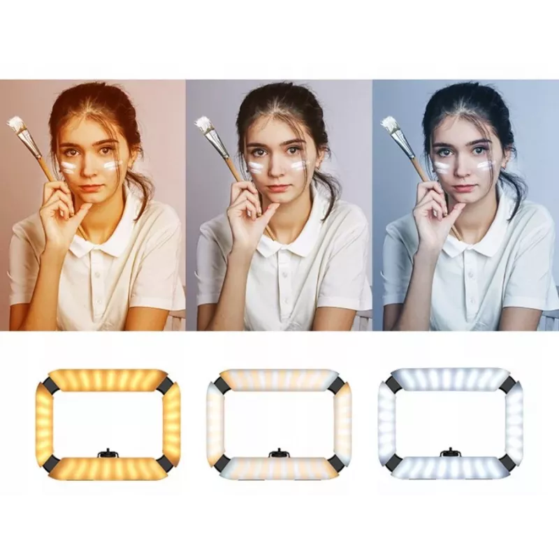 Ulanzi U200 LED Video Light Panel with Smartphone Adapter - Bi-Color 2500K-8500K