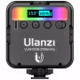 Ulanzi VL49 RGB LED vaizdo šviesa, 2500K-9000K, 6W, 2000mAh