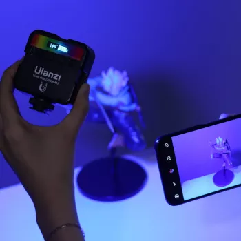 Ulanzi VL49 RGB LED vaizdo šviesa, 2500K-9000K, 6W, 2000mAh