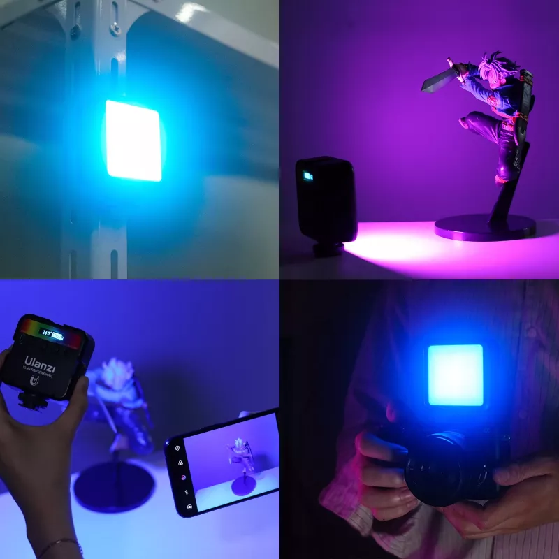Ulanzi VL49 RGB LED vaizdo šviesa, 2500K-9000K, 6W, 2000mAh
