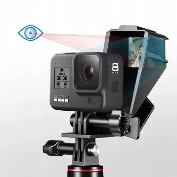 Ulanzi GP-5 Vlogging Flip Mirror su karšto bato adapteriu