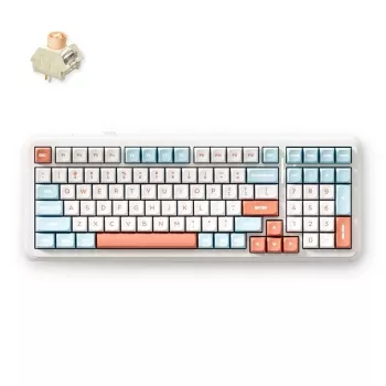 MECHANINĖ KLAVIATŪRA MCHOSE MC-K99V2-3, 98 KL., TRI-MODE, GASKET MOUNT, HOT-SWAPPABLE, RGB, 8000MAH, JUODA