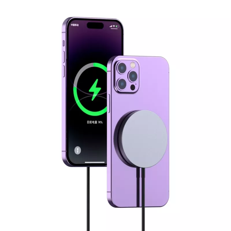 Dudao A12XS MagSafe 15W belaidis įkroviklis, juodas