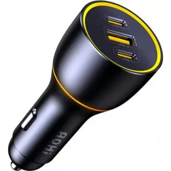 “AOHi Superauto PD 170W 2x USB-C, 1x USB-A GaN Įkroviklis”