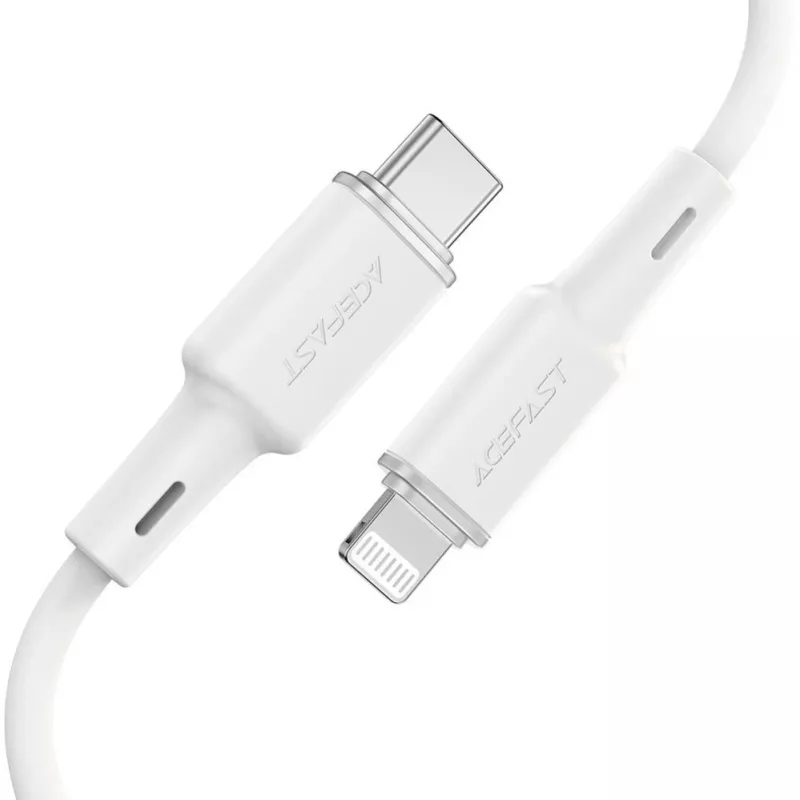ACEFAST MFI USB-C to Lightning kabelis 1,2 m, 30 W, 3 A, juodas (C2-01)