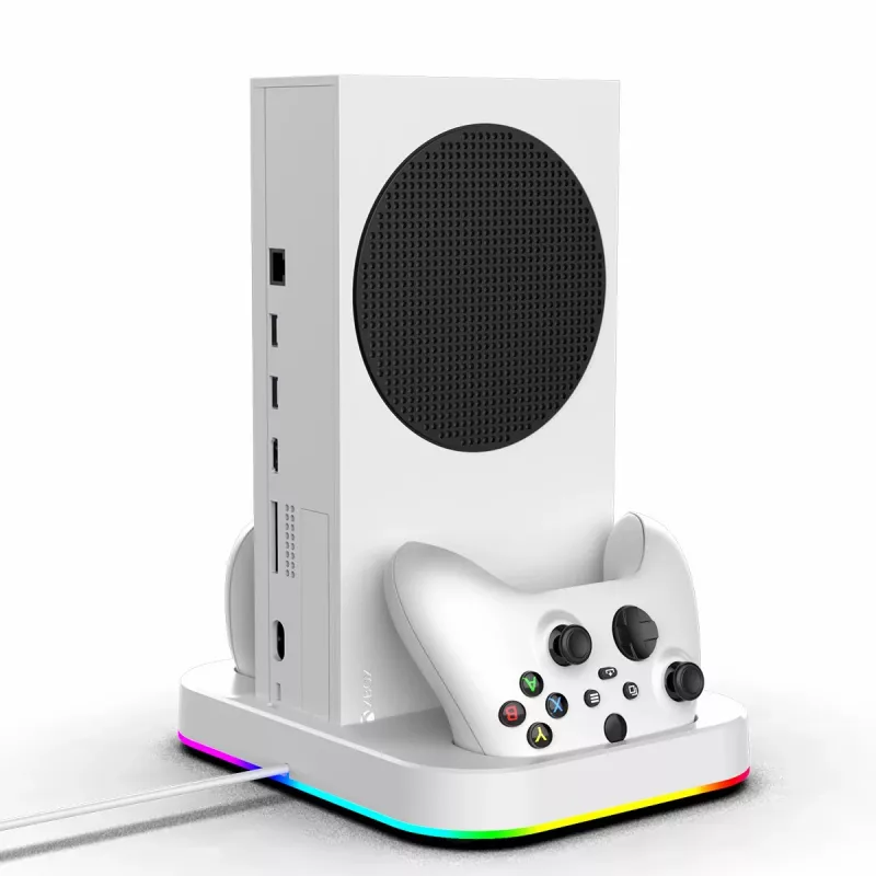 IPEGA įkrovimo ir vėsinimo RGB stovas Xbox Series S + 2 vnt.